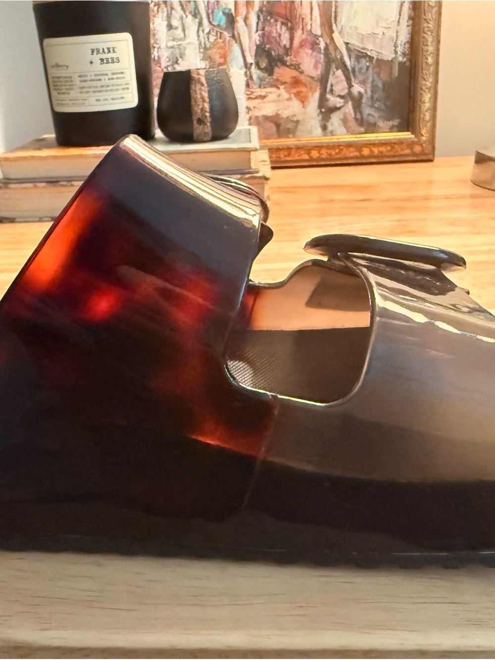 Melissa Jelly Slide Sandals in Tortoiseshell - Black & Brown - Picture 12 of 14